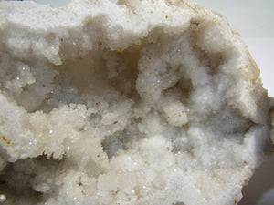 Bergkristall Geode 2 feine Drusen Hälften 0,47Kg Smara, Westsahara