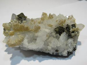 Bergkristall Igelstufe mit Dolomit Zinkblende Pyrit Maramures, Rumänien