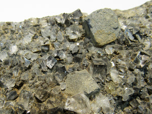 Fluorit Bleiglanz Galenit Quader Kristallstufe Durham Weardale, UK England