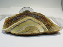 Laden Sie das Bild in den Galerie-Viewer, Amethyst Achat Geoden Endstück 13cm Schlottwitz Osterzgebirge Sachsen, Deutschland