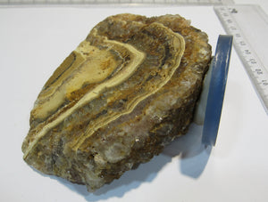 Amethyst Achat Geoden Endstück 13cm Schlottwitz Osterzgebirge Sachsen, Deutschland