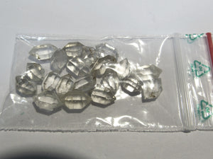 Bergkristall Sammlung 20 Doppelender Herkimer Typ 8-13mm Tibet Himalaya, China