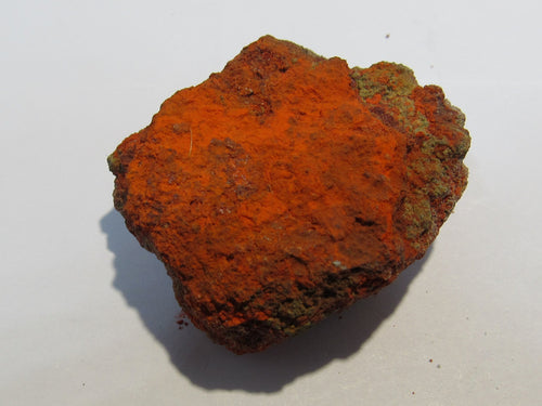 Bleioxid Mennige Minium Stufe Rohstein Tuscon-Mountains, Arizona, USA