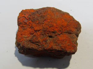 Bleioxid Mennige Minium Stufe Rohstein Tuscon-Mountains, Arizona, USA