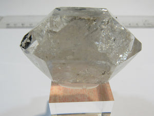 Bergkristall Herkimer Diamant Quarz Doppelender XL 53mm Herkimer State New York, USA