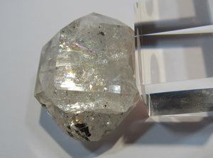 Bergkristall Herkimer Diamant Quarz Doppelender XL 53mm Herkimer State New York, USA