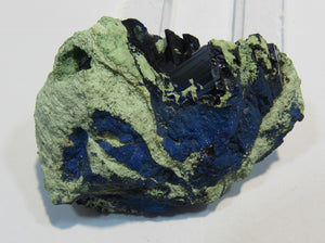 Azurit feine Kristallstufe 5,5cm Mergel Matrix Tsuneb Mine, Namibia