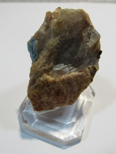 Aquamarin Kristall in Feldspat Quarz Matrix Mina Mimaso Espirito Santo, Brasilien