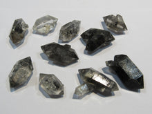 Laden Sie das Bild in den Galerie-Viewer, Bergkristall 10 Doppelender 2-3cm Rauchquarz Inclusen Phantome Tibet Himalaya, China