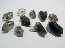 Laden Sie das Bild in den Galerie-Viewer, Bergkristall 10 Doppelender 2-3cm Rauchquarz Inclusen Phantome Tibet Himalaya, China