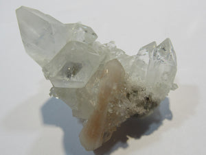 Apophyllit +Desmin Calcit Schwimmer Glanz Kristall Topstufe Poona, Indien