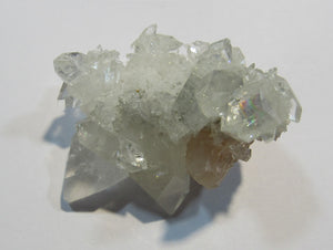 Apophyllit +Desmin Calcit Schwimmer Glanz Kristall Topstufe Poona, Indien