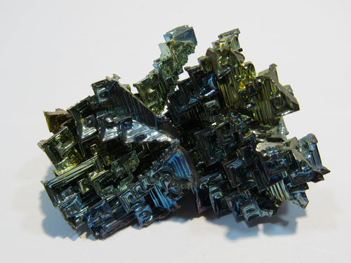 Wismut Bismut feiner Regenbogen Metall Kristall aus der Schmelze 6cm