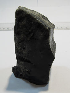 Obsidian erstarrte Lava Drachenstein Vulkanglas 9cm Hrafntinnusker, Island