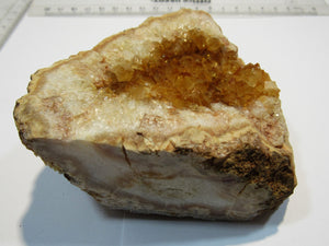 Amethyst gebrannt Citrin Goldtopas Bergkristall Stufe 10cm 512g Minas Gerais, Brasilien