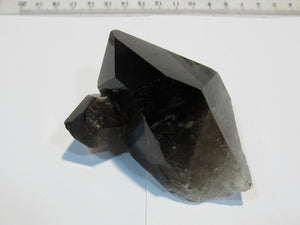 Rauchquarz Morion Bergkristall Spitze 8cm Alpin Val Lugnez Graubünden, Schweiz