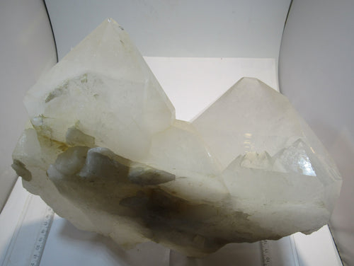 Bergkristall XL milchig 2 große Spitzen 26cm 8Kg Minas Gerais, Brasilien