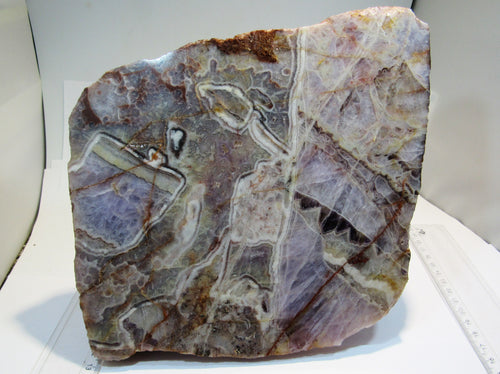 Amethyst Achat Geoden Endstück 29cm Schlottwitz Osterzgebirge Sachsen, Deutschland