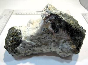 Zinkblende Sphalerit Pyrit Rhodochrosit Nadelquarz 1,6Kg 18cm Capnic, Rumänien