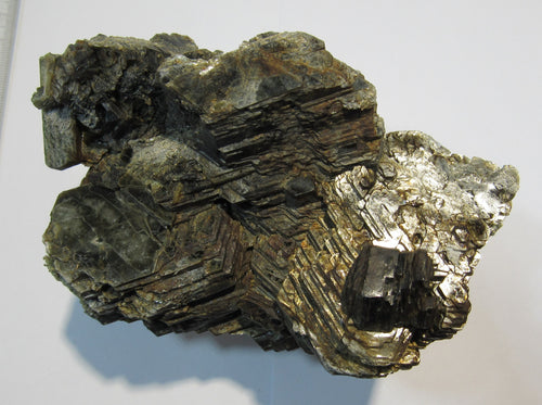 Diopsid xx auf Glimmer Muskovit xx rundum 11cm Ihosy, Madagaskar