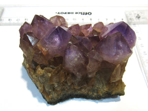 Amethyst feines Drusenstück tief violett 10cm Artigas Mine, Uruguay