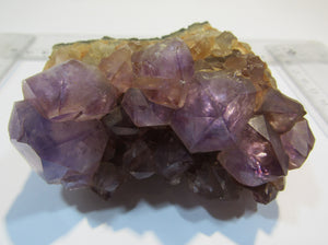 Amethyst feines Drusenstück tief violett 10cm Artigas Mine, Uruguay