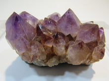 Laden Sie das Bild in den Galerie-Viewer, Amethyst feines Drusenstück tief violett 10cm Artigas Mine, Uruguay