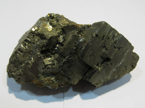 Pyrit massiv Würfel Kristallstufe 8cm 276g Rio Marina Elba, Italien