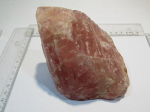 Rosenquarz großer tief rosa Brocken 14cm Rossingberge Swakopmund, Namibia