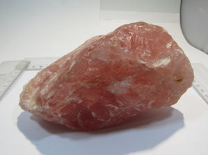 Rosenquarz großer tief rosa Brocken 14cm Rossingberge Swakopmund, Namibia