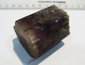 Aragonit violetter Einkristall hexagonal Schwimmer Camporrobles Valencia , Spanien