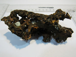 Kupfer gediegen spratziger Nugget 232g 12cm Caledonia-Mine Michigan, USA