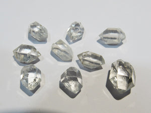 Bergkristall Doppelender Sammlung 9Stk Herkimer Diamanten Herkim State New York, USA (Kopie)