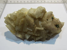 Laden Sie das Bild in den Galerie-Viewer, Calcit Baryt Kupferkies Handstufe Grube Clara 11cm 225g Wolfach, Deutschland