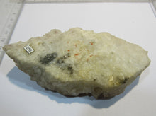 Laden Sie das Bild in den Galerie-Viewer, Calcit Baryt Kupferkies Handstufe Grube Clara 11cm 225g Wolfach, Deutschland