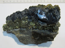 Laden Sie das Bild in den Galerie-Viewer, Bleiglanz Galenit xx mit Pyrit 9cm Herja Mine Capnic Maramures, Rumänien