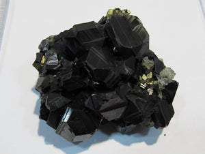 Zinkblende Glanz Sphalerit Quarz Pyrit top Kristallstufe 6cm Trepca, Kosovo