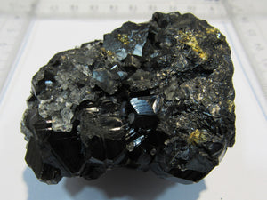 Zinkblende Glanz Sphalerit Quarz Pyrit top Kristallstufe 6cm Trepca, Kosovo