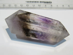 Amethyst Quarz Kristall Phantom Doppelender 7cm rundum poliert, Madagaskar