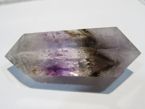 Amethyst Quarz Kristall Phantom Doppelender 7cm rundum poliert, Madagaskar