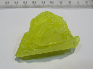 Schwefel Skelett Einzelkristall 5cm El Desierto Mine San Pablo de Napa, Bolivien