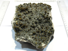 Laden Sie das Bild in den Galerie-Viewer, Calcit XL Kanonenspat Stufe +Kupferkies xx  2800g Herdringen Sauerland, Deutschland