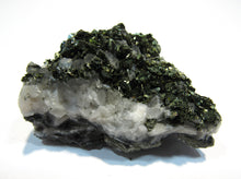 Laden Sie das Bild in den Galerie-Viewer, Calcit Kanonenspat Stufe +Kupferkies xx  7cm Herdringen Sauerland, Deutschland