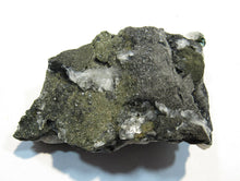 Laden Sie das Bild in den Galerie-Viewer, Calcit Kanonenspat Stufe +Kupferkies xx  7cm Herdringen Sauerland, Deutschland