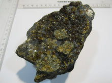 Laden Sie das Bild in den Galerie-Viewer, Zinkblende Honigblende mit Markasit 11cm Grube Lüderich Bensberg, Deutschland