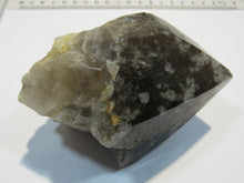 Laden Sie das Bild in den Galerie-Viewer, Rauchquarz Schneeflocken Quarz Kristallspitze 11cm 580g Usingen Taunus, Deutschland