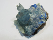Laden Sie das Bild in den Galerie-Viewer, Blauer Calcit mit Azurit 4cm attische Halbinsel Laurion Lavrio, Griechenland