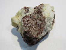 Laden Sie das Bild in den Galerie-Viewer, Granat roter Almandin Kristall auf Quarz 5cm Sondrio Lombardei, Italien