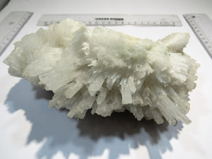 Skolezit weiße Kristall- Museumsstufe XL 17cm 1,1Kg Nasik Maharachtra, Indien