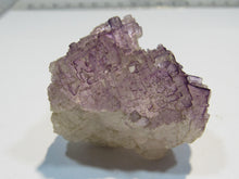 Laden Sie das Bild in den Galerie-Viewer, Fluorit Würfel Quader feine Kristall Stufe violett 4cm Durango, Mexiko